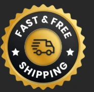 Fast and free shipping badge